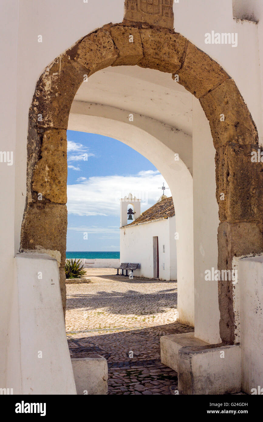 Kapelle des Santo António de Armação de Pêra, Portugal Stockfoto