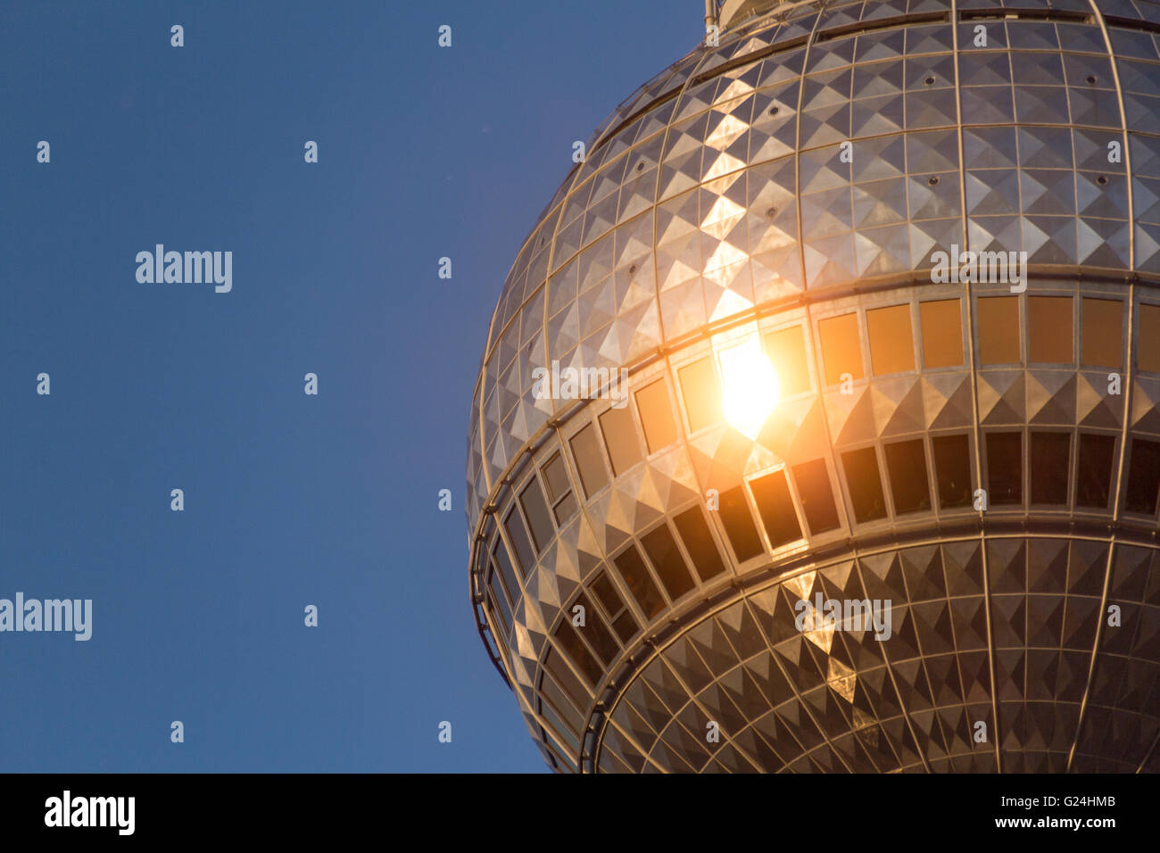 Berliner Fernsehturm (Fernsehturm), Fernsehturm Stockfoto