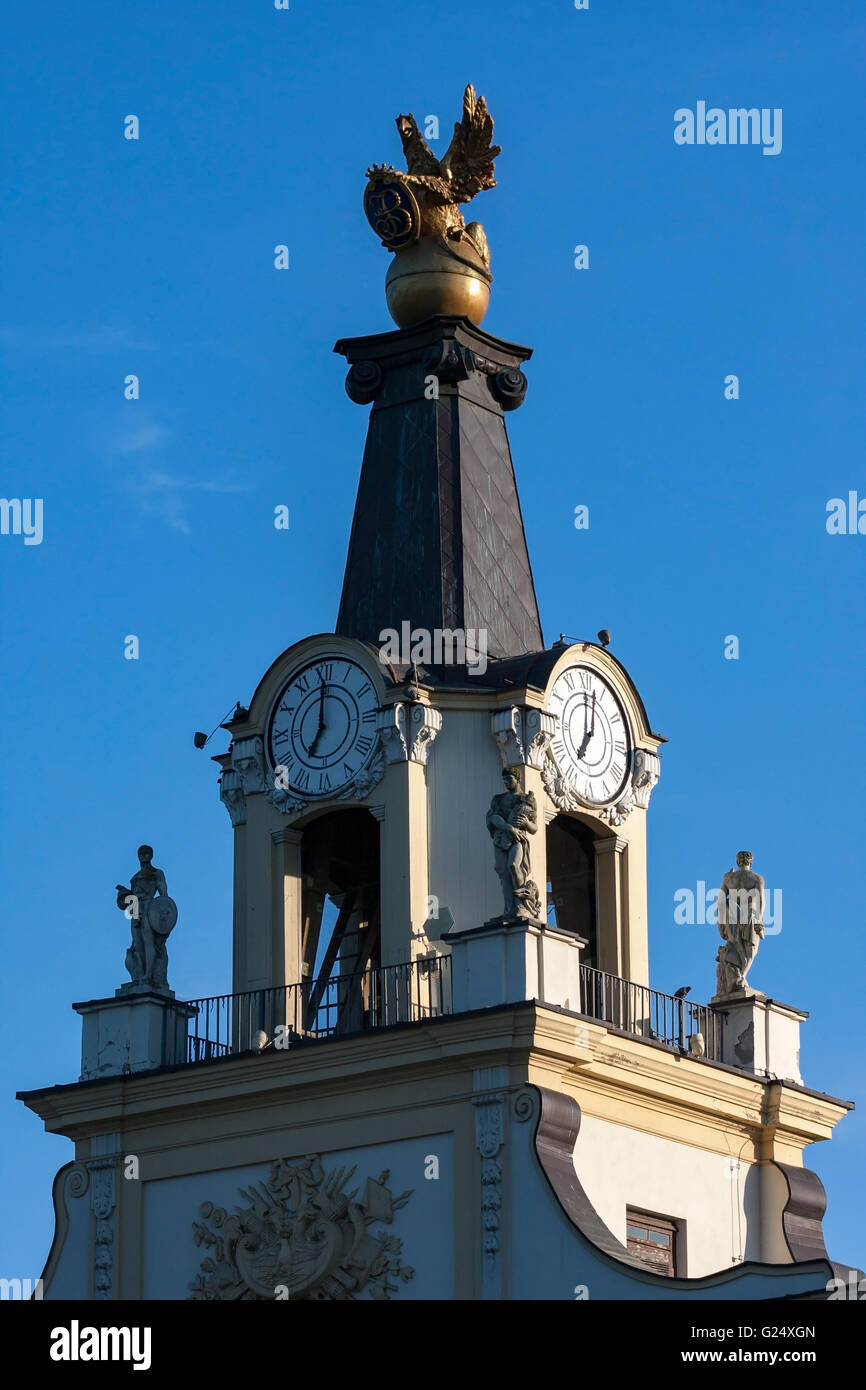 Architektur. Tor der Branicki Palast in Bialystok, Polen. Stockfoto