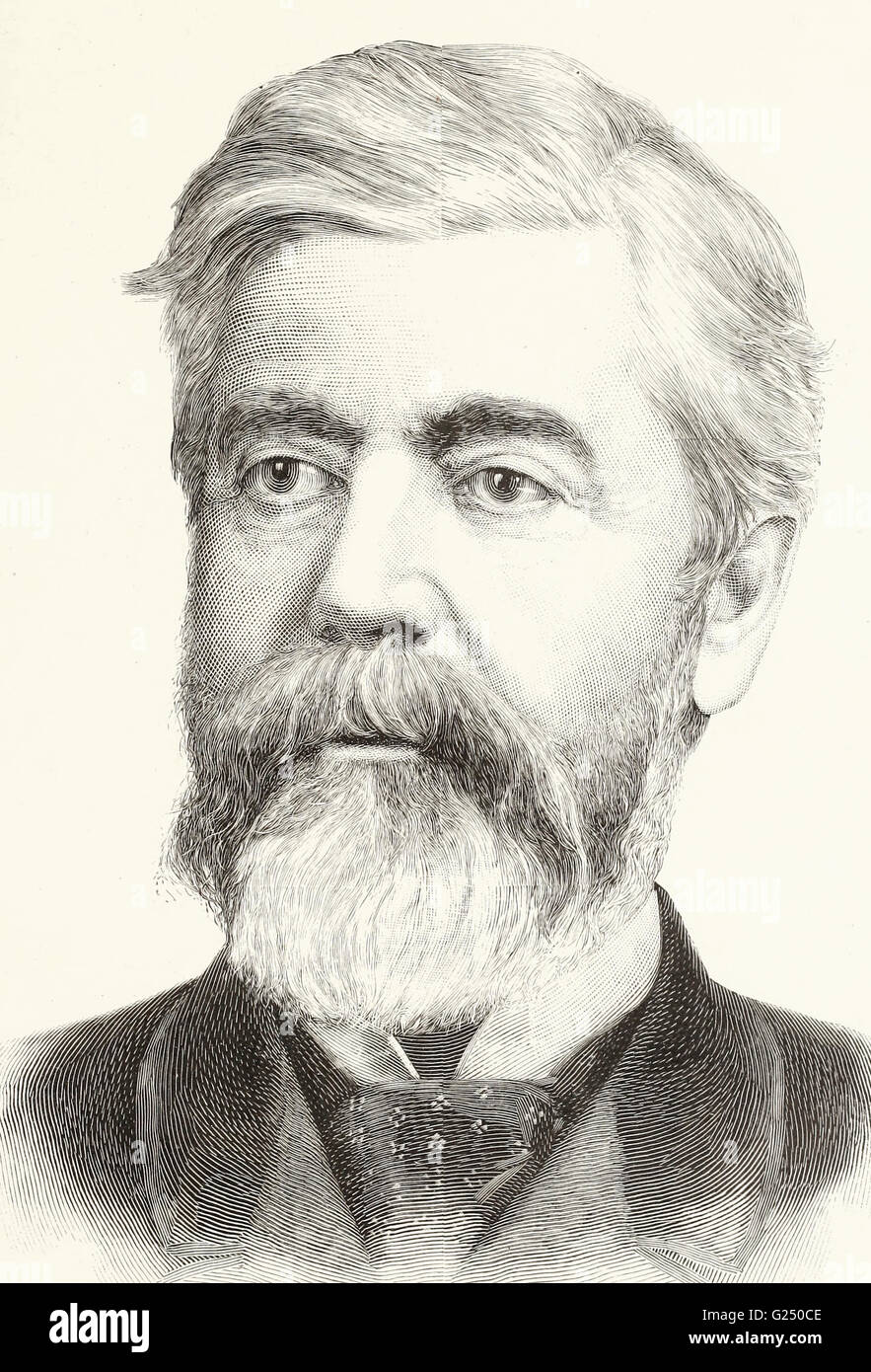 General Walter Q Gresham - USA Bürgerkrieg - Secretary Of State - 1890er Jahre Stockfoto