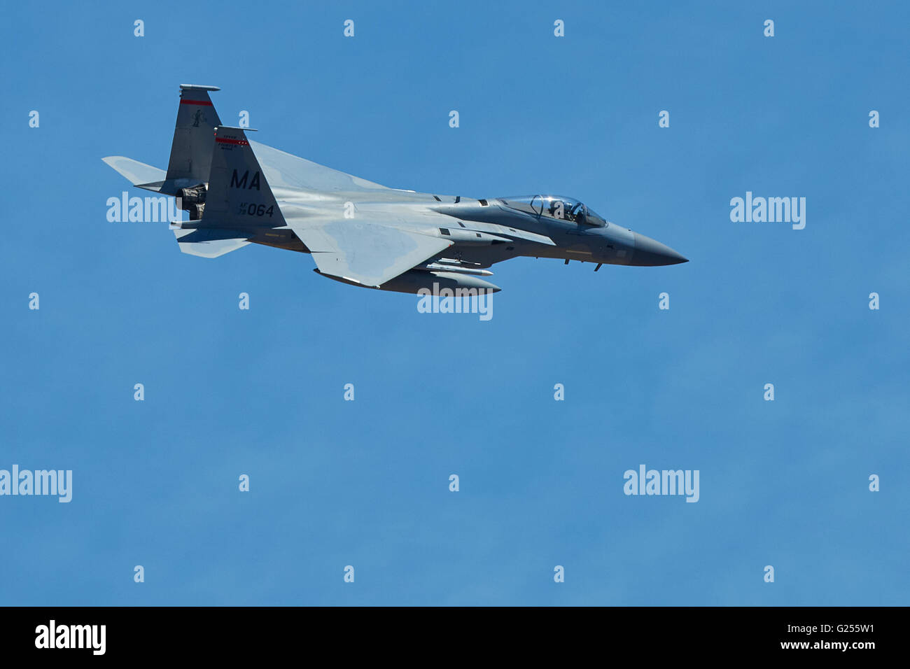 F - 15C Eagle Düsenjäger. Stockfoto