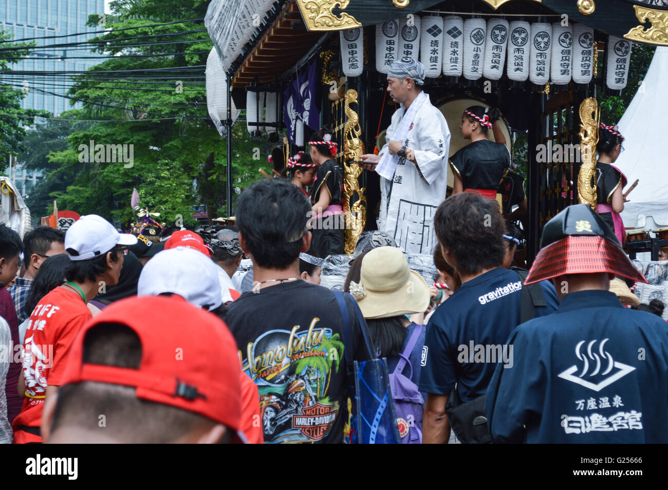 Little Tokyo Ennichisai Japan Festival. Blok M, Jakarta, Indonesien Stockfoto