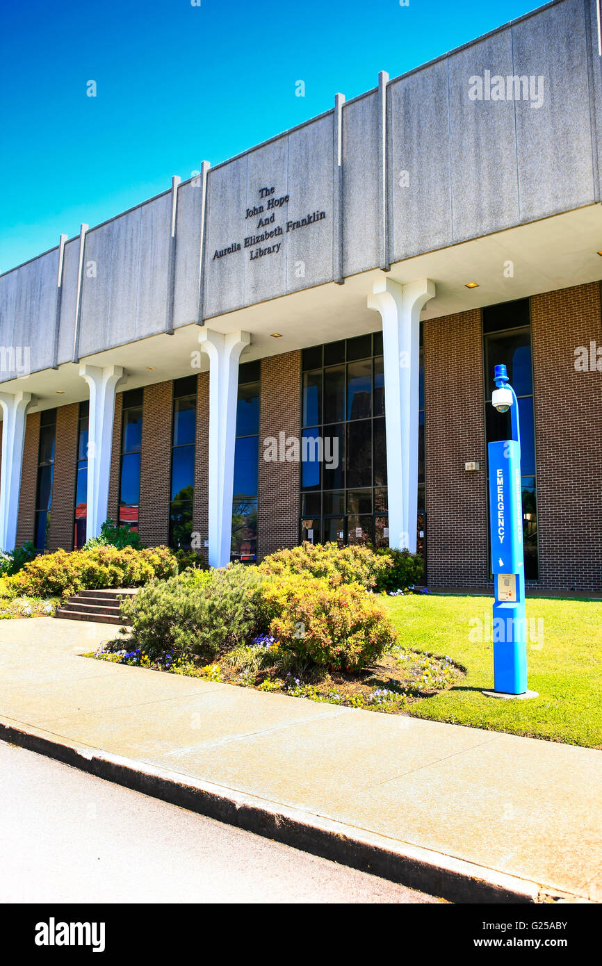 John Hope und Aurelia Elizabeth Franklin Bibliotheksgebäude auf dem Campus Fisk University in Nashville TN Stockfoto