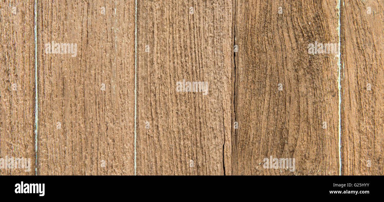 Nahaufnahme des alten Holzbrett Textur als Hintergrund Stockfoto