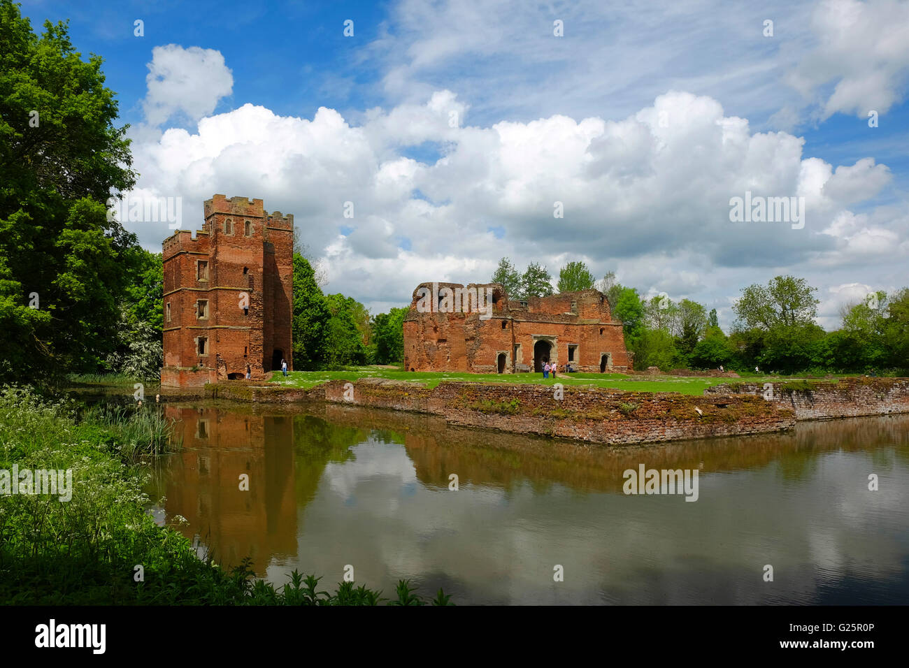 Kirby ergibt Burgruinen, Leicestershire, England, UK Stockfoto