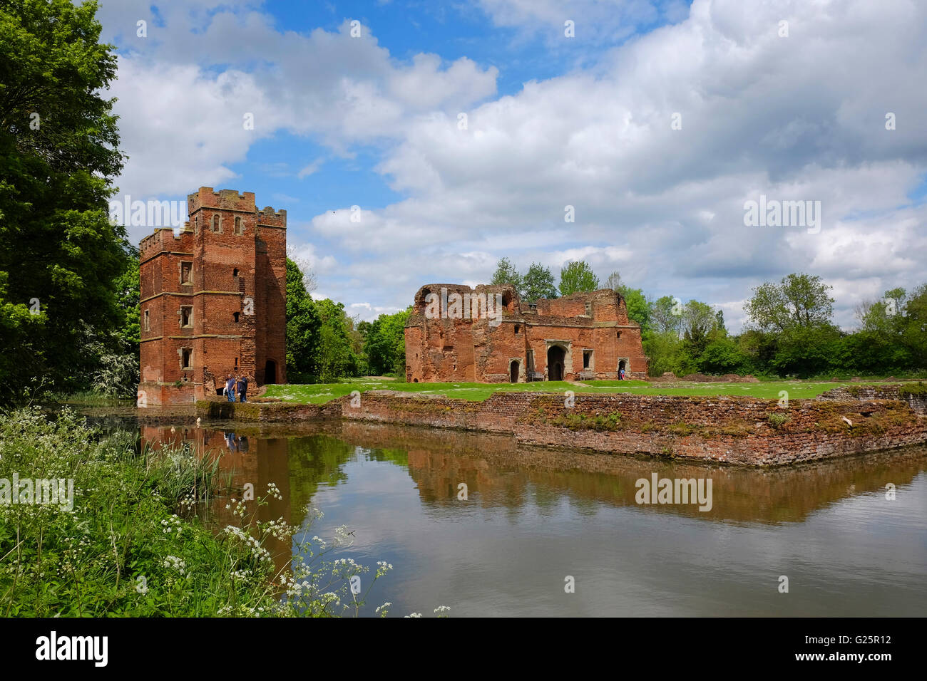 Kirby ergibt Burgruinen, Leicestershire, England, UK Stockfoto