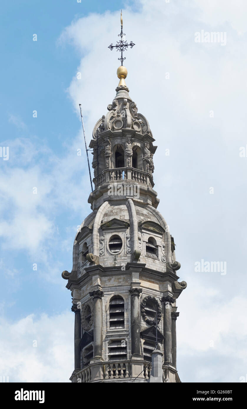 Turm von St. Pauls römisch-katholische Kirche, Sint-Studienkonferenz S Paulus, Antwerpen Stockfoto
