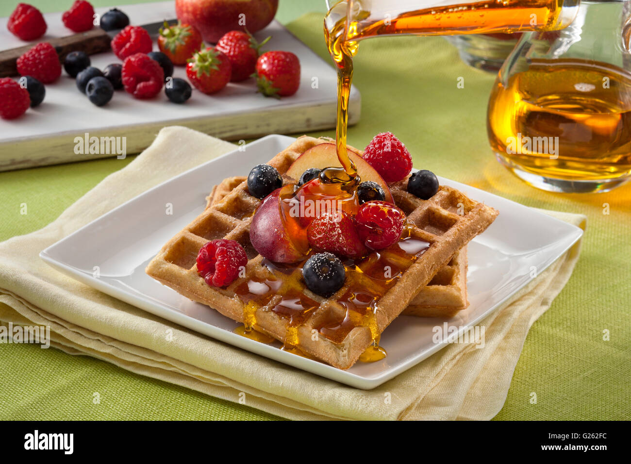 Weizen kostenlose Waffeln Stockfoto