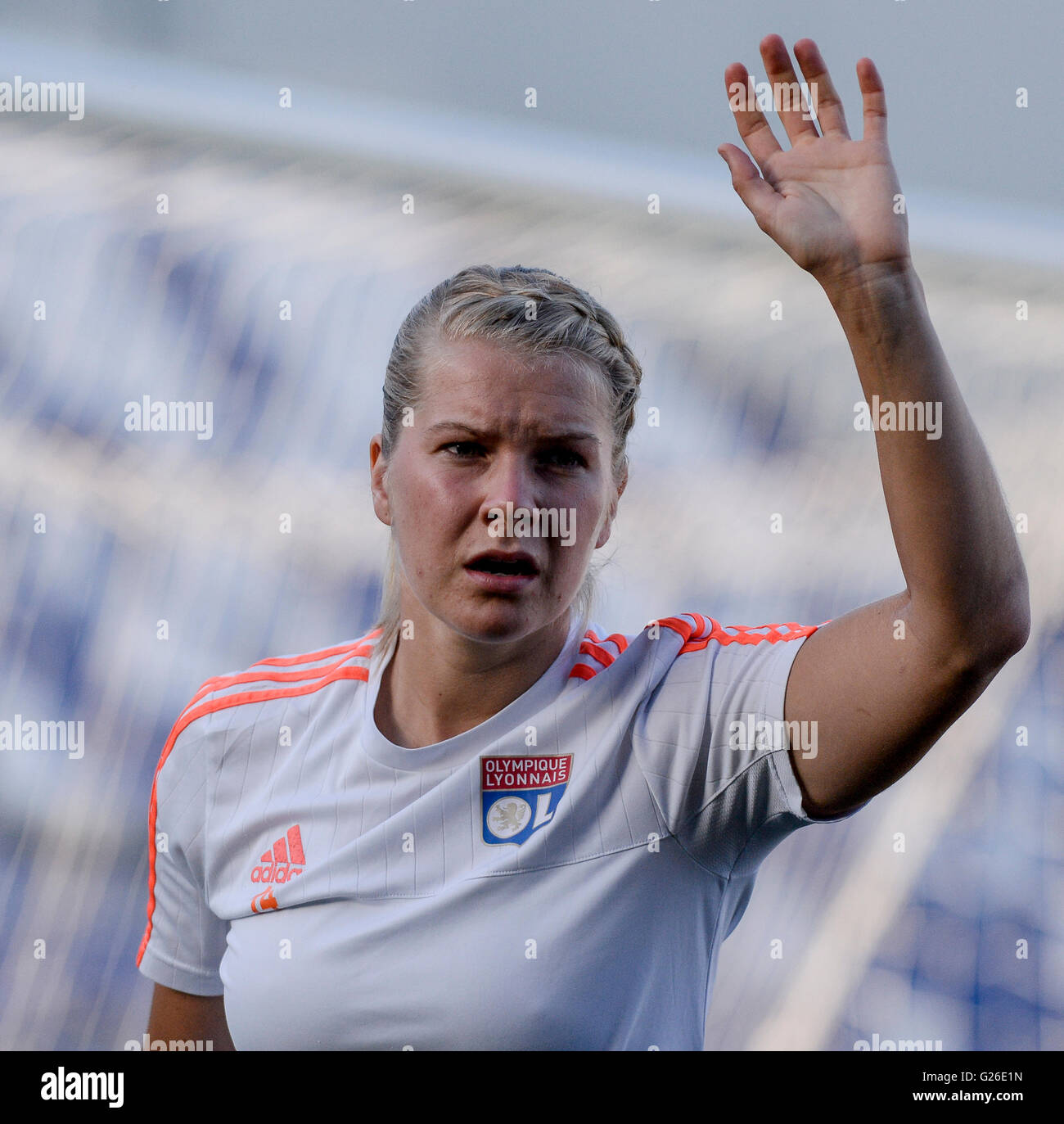 Reggio Emilia, Italien. 25 Mai, 2016: Ada Hegerberg bei Olympique ... Reggio Emilia, Italien. 25 Mai, 2016: Ada Hegerberg bei Olympique ...