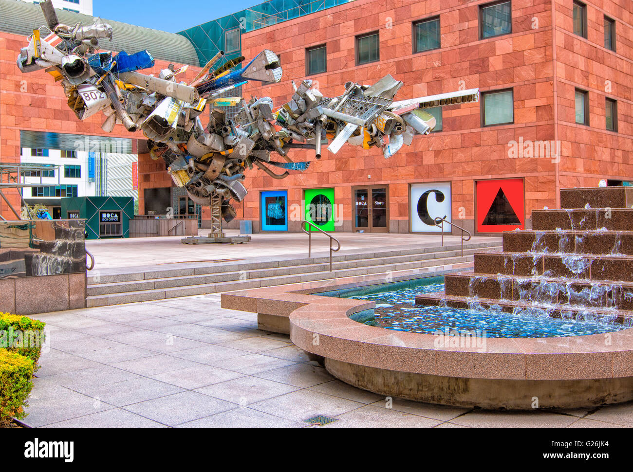 Das Museum of Contempory Art (MOCA) in der Innenstadt von Los Angeles Stockfoto