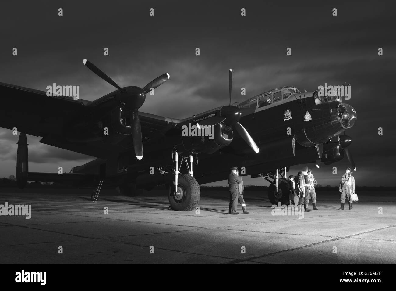 Avro Lancaster VII NX611, Just Jane in East Kirkby Stockfoto