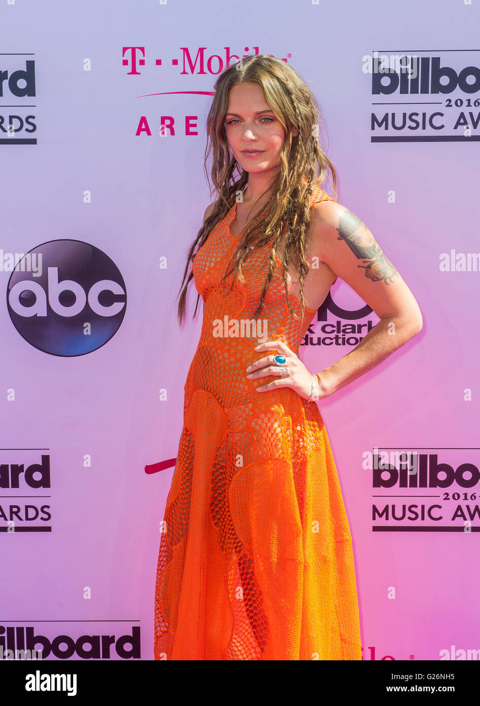 Aufnahme Künstlerin Tove Lo besucht die 2016 Billboard Music Awards in Las V T-Mobile Arena Stockfoto