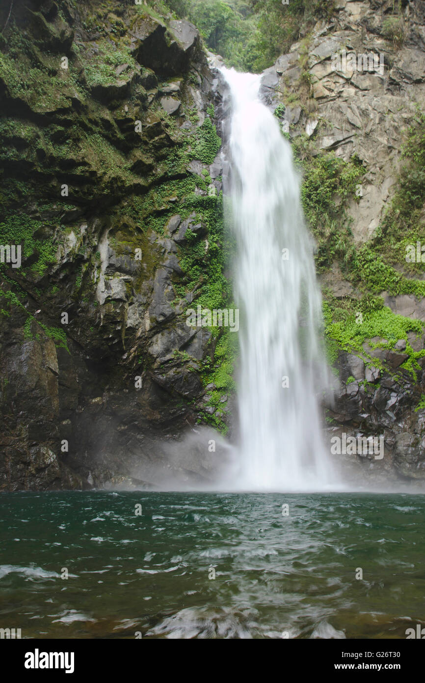 Tappia Wasserfall, Batad, Luzon, Philippinen Stockfoto