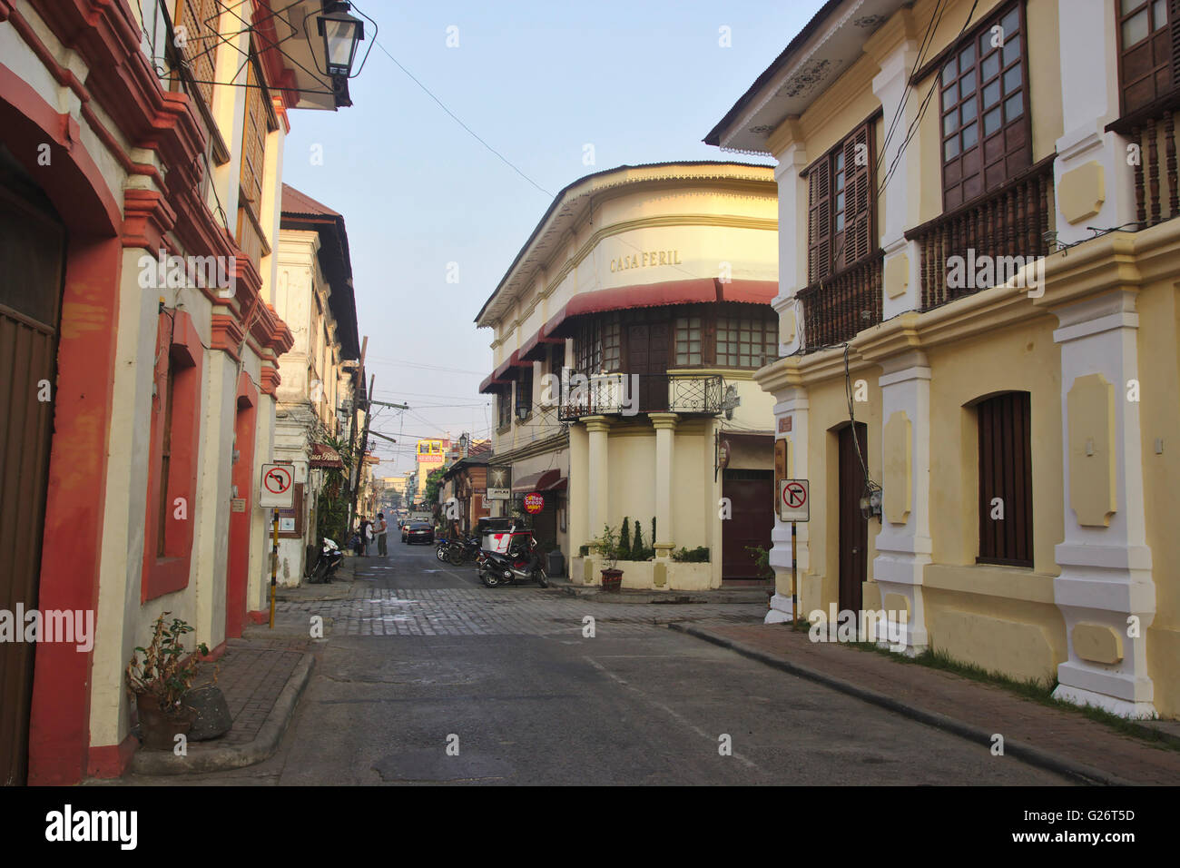 Altstadt von Vigan, Philippinen Stockfoto