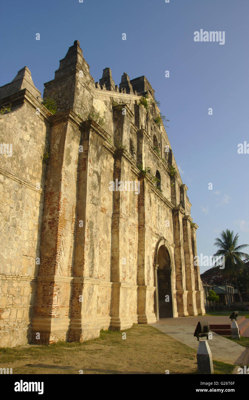 Paoay Kirche, in der Nähe von Laoag, nördlichen Luzon, Philippinen Stockfoto