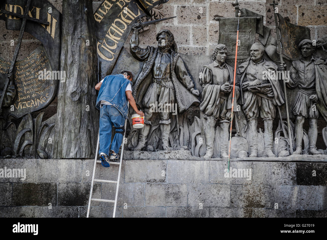 Denkmäler von Guadalajara, Jalisco, Mexiko Stockfoto
