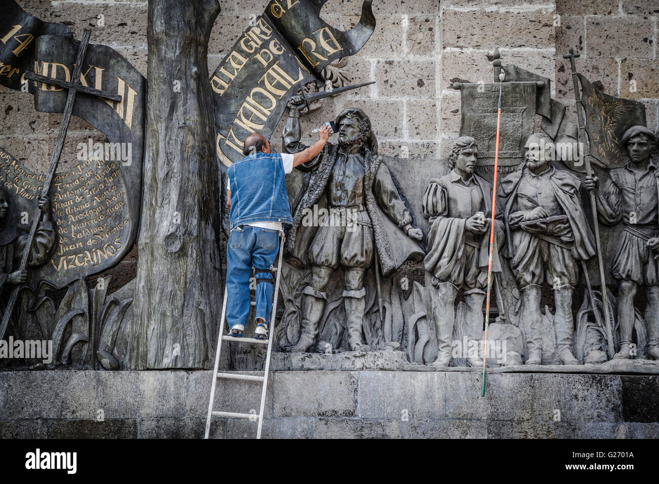 Denkmäler von Guadalajara, Jalisco, Mexiko Stockfoto