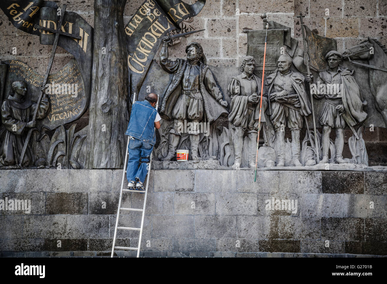 Denkmäler von Guadalajara, Jalisco, Mexiko Stockfoto