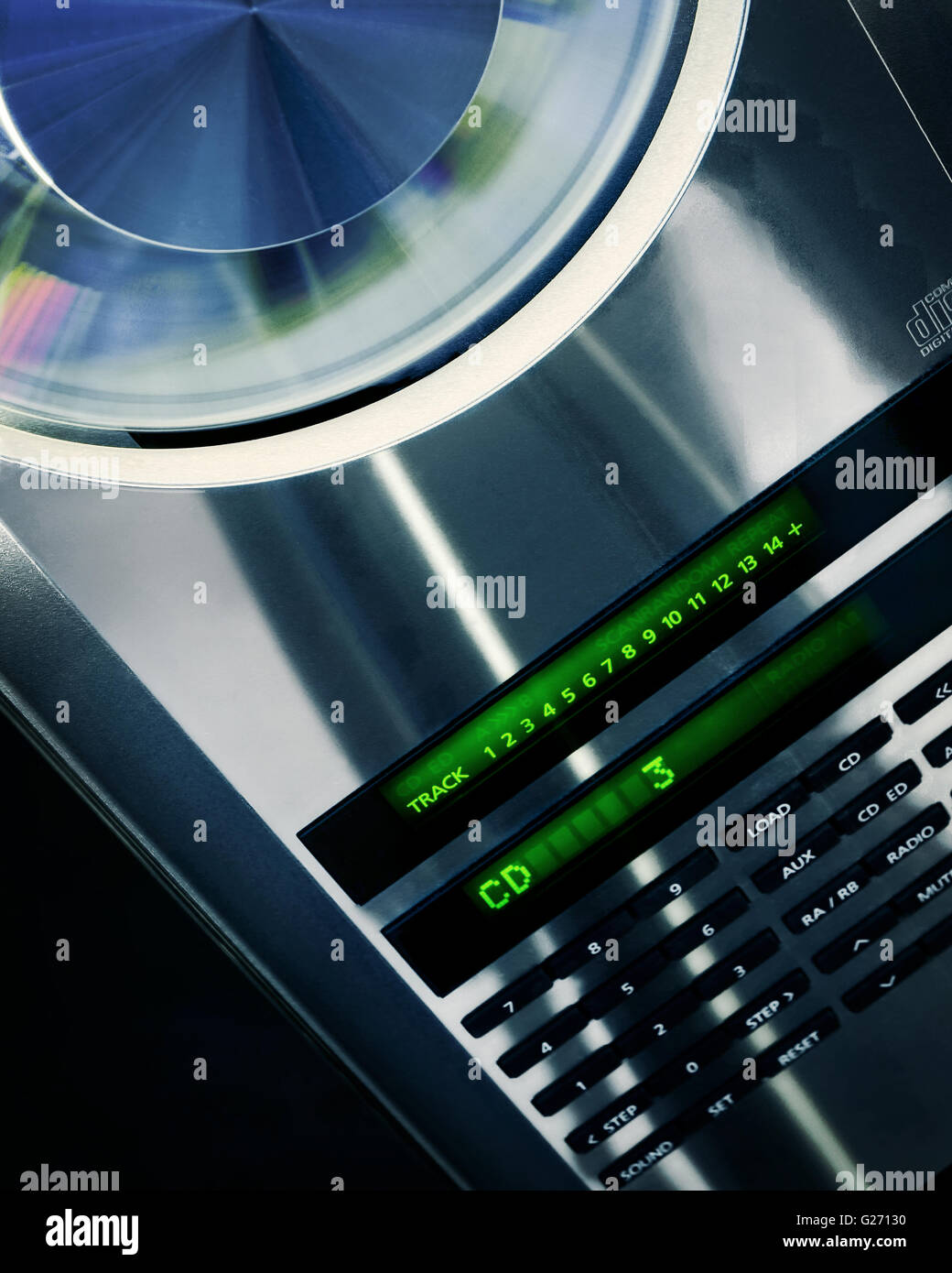 Technologie: Bang & Olufsen Beosystem 2300-Detail Stockfoto