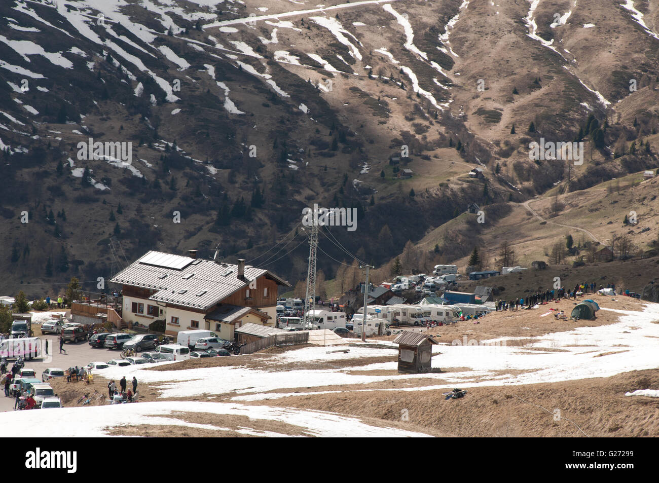 Passo Giau Stockfoto