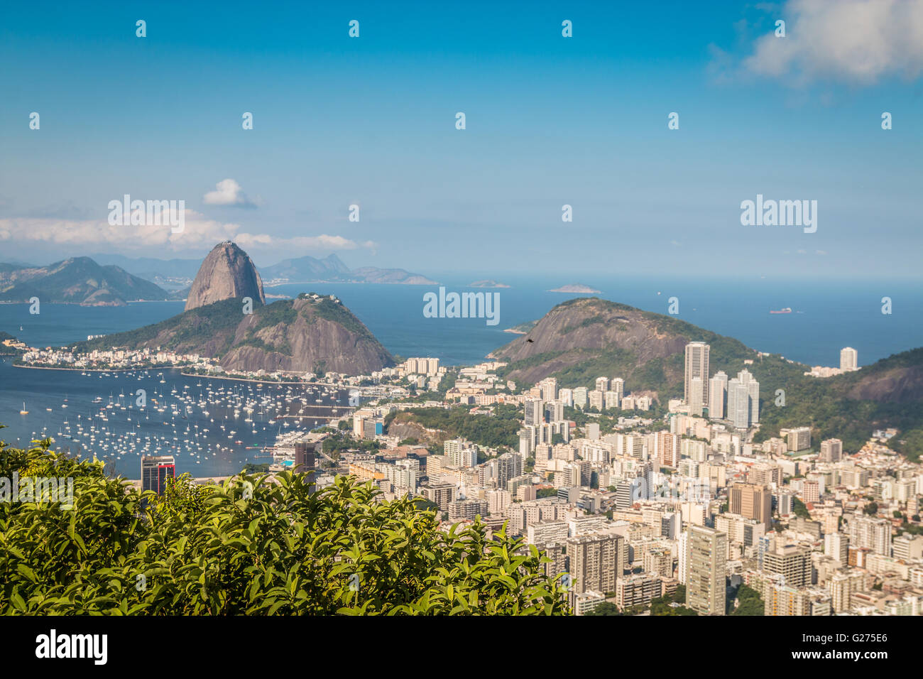 Aussicht auf Rio De Janeiro Stockfoto