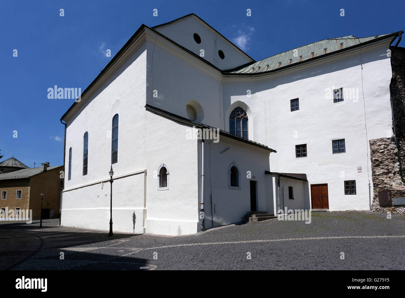 Banska Bystrica, gotische Kirche, Museum, Slowakei Stockfoto
