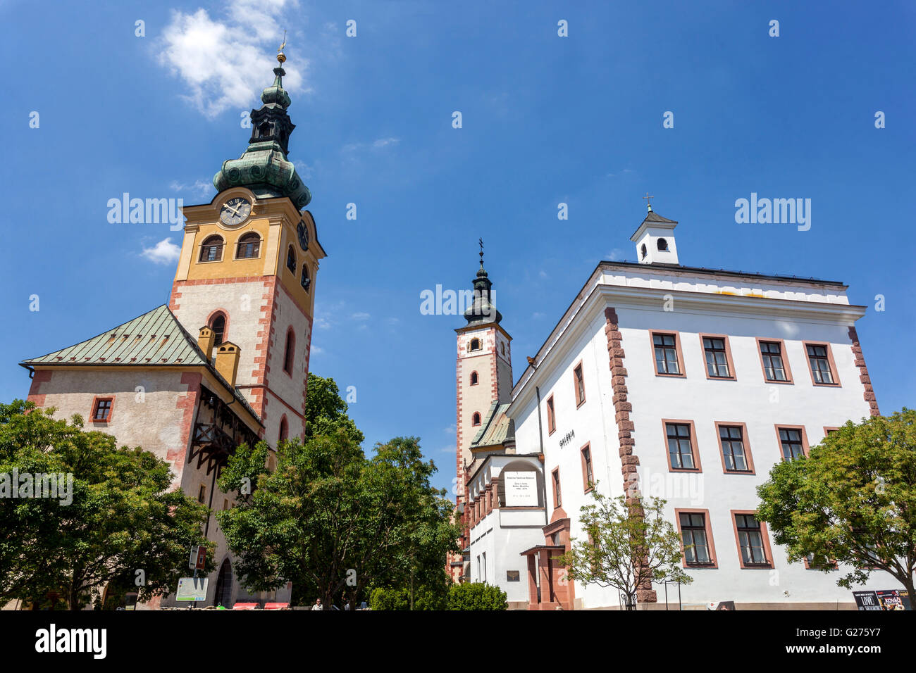 Banska Bystrica, Barbican Burgturm, Slowakei, Europa Stockfoto