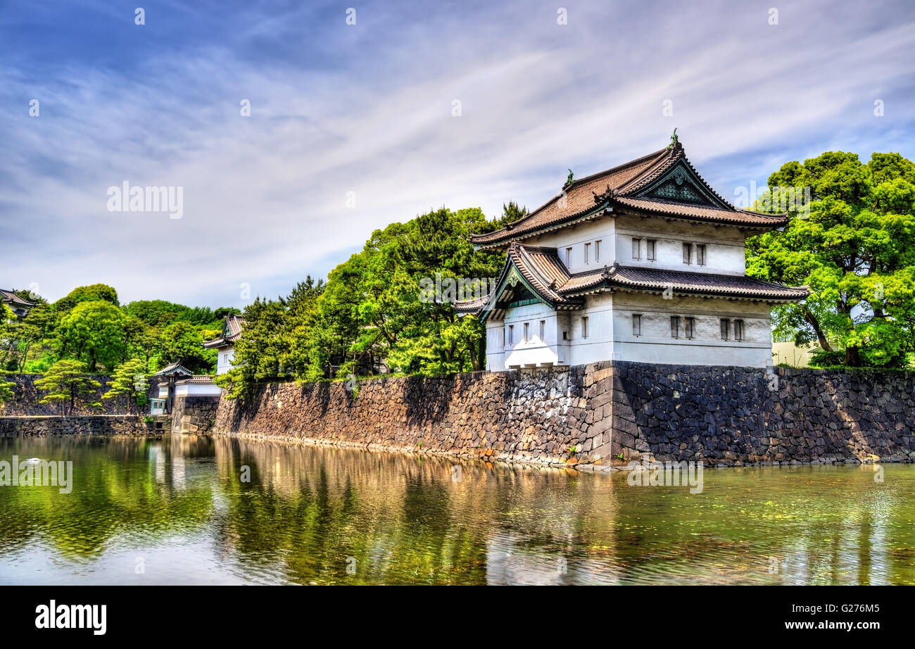 Tatsumi Yagura, ein Wehrturm in der Hofburg Stockfoto