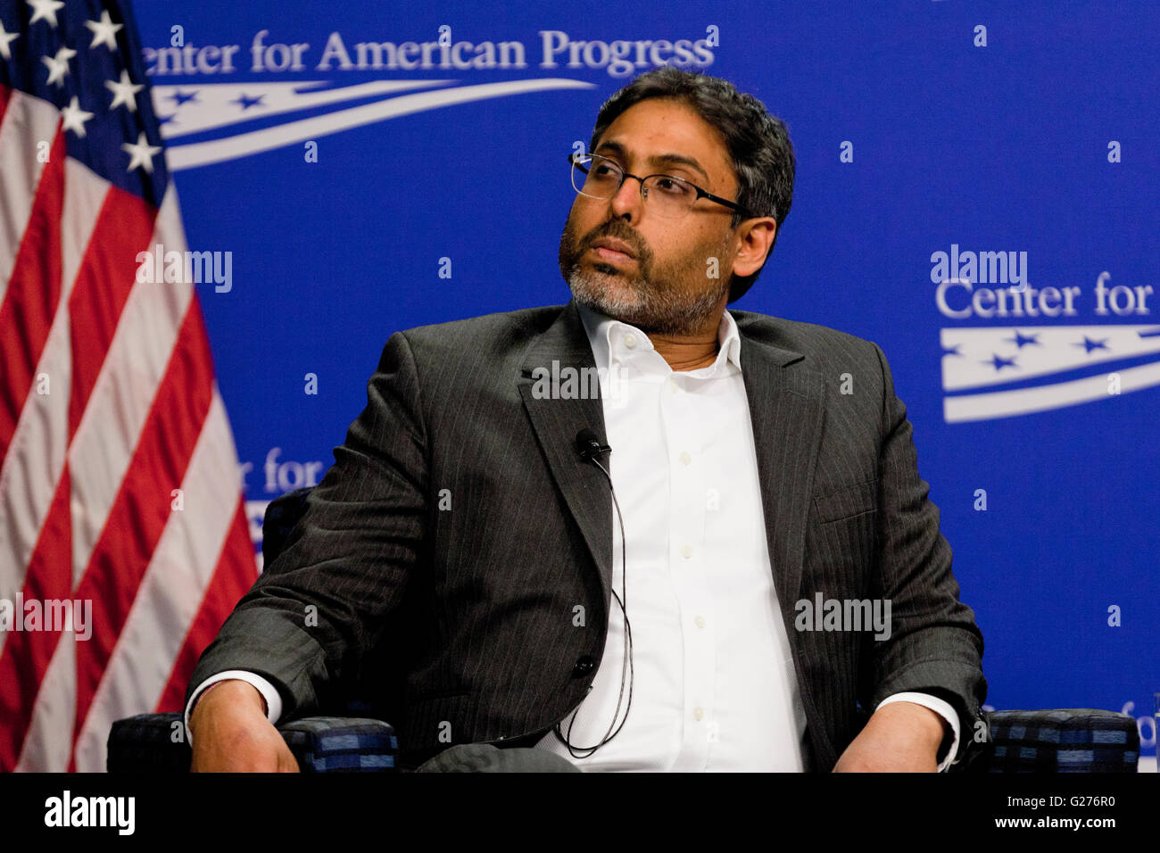 Vikram Singh, Vizepräsident der nationalen und internationalen Sicherheitspolitik am Center for American Progress - Washington, DC USA Stockfoto