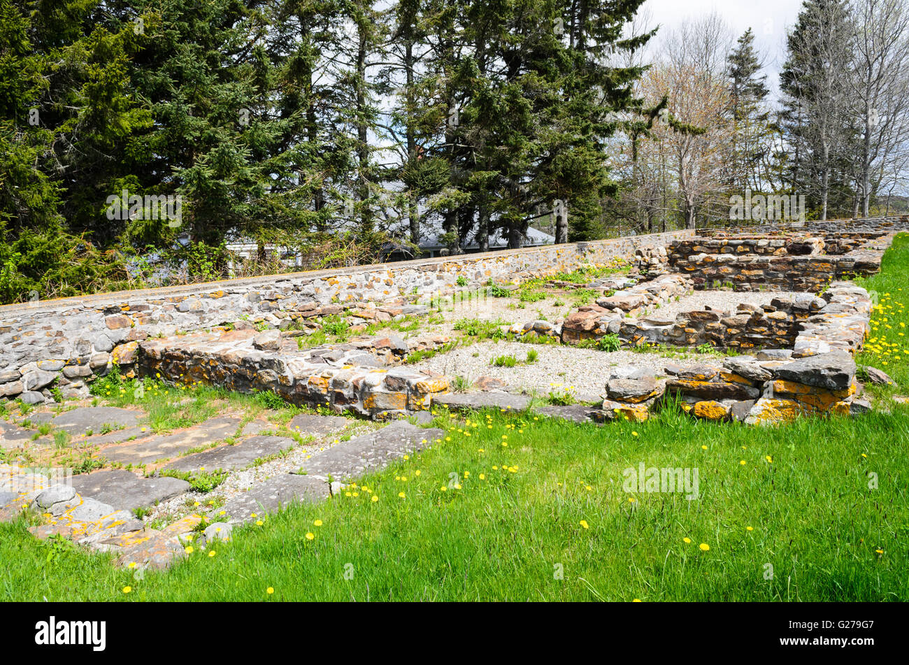 Colonial Pemaquid State Historic Site Stockfoto