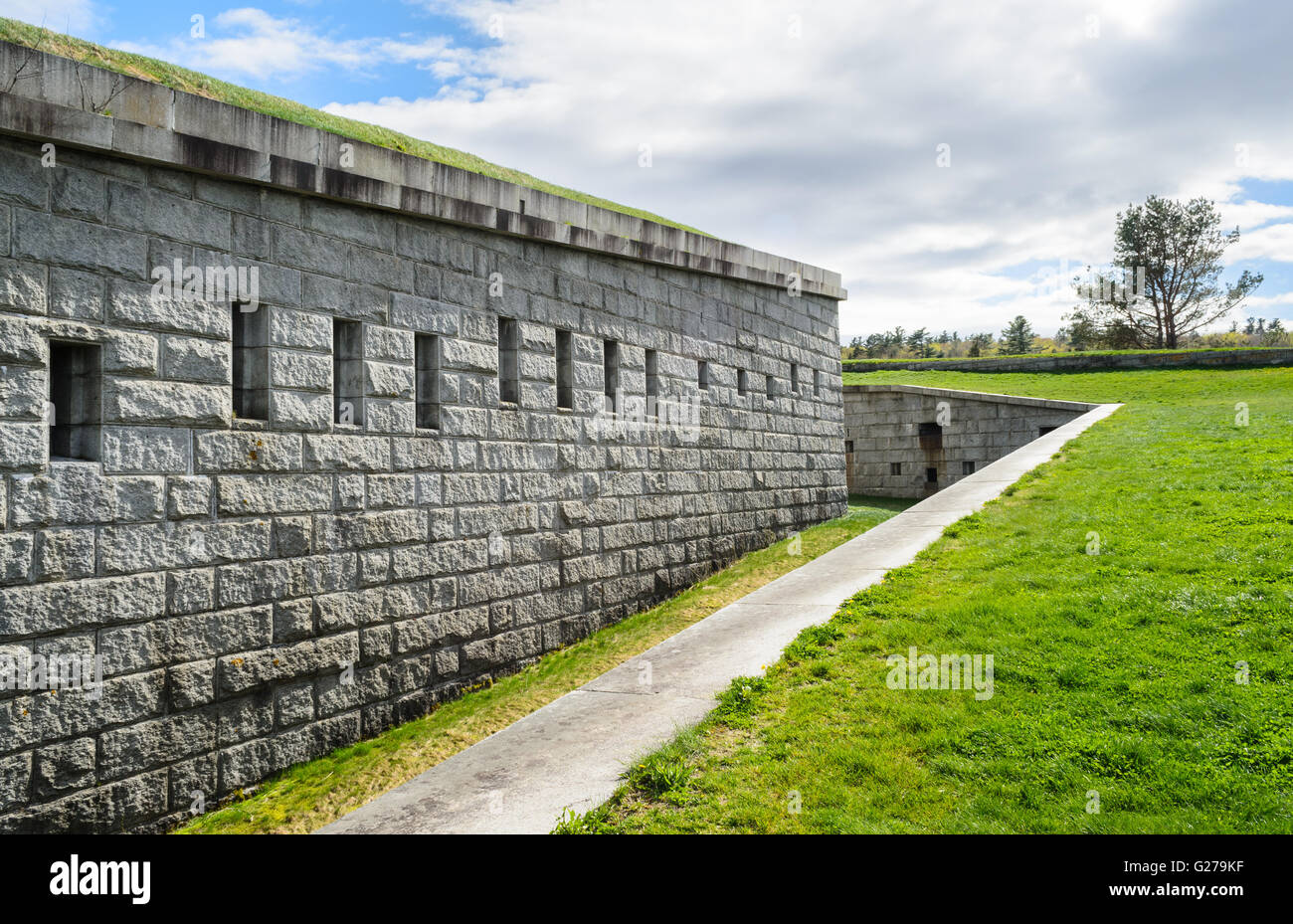 Fort Knox State Park Stockfoto