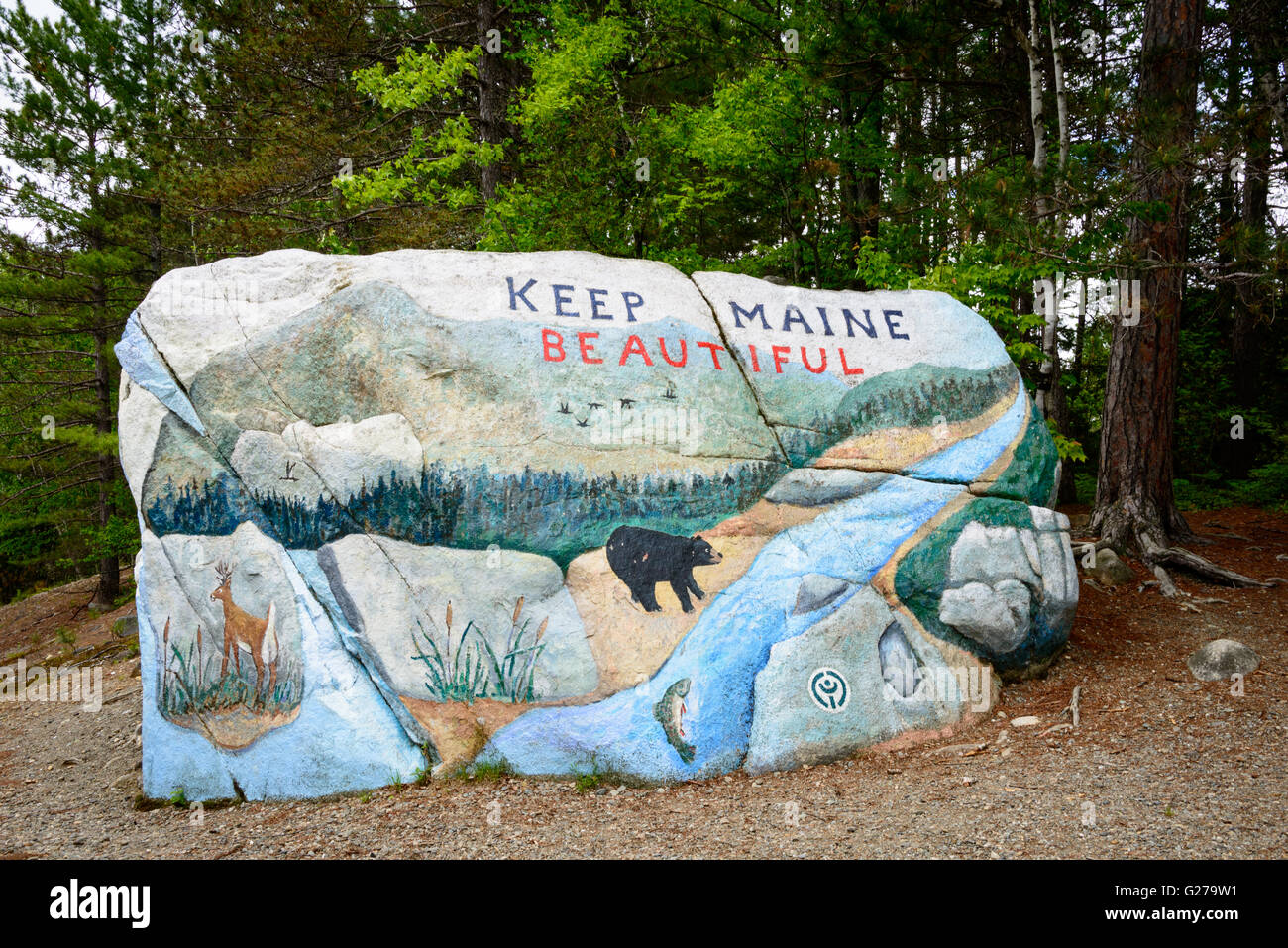 Maine Nordholz Stockfoto