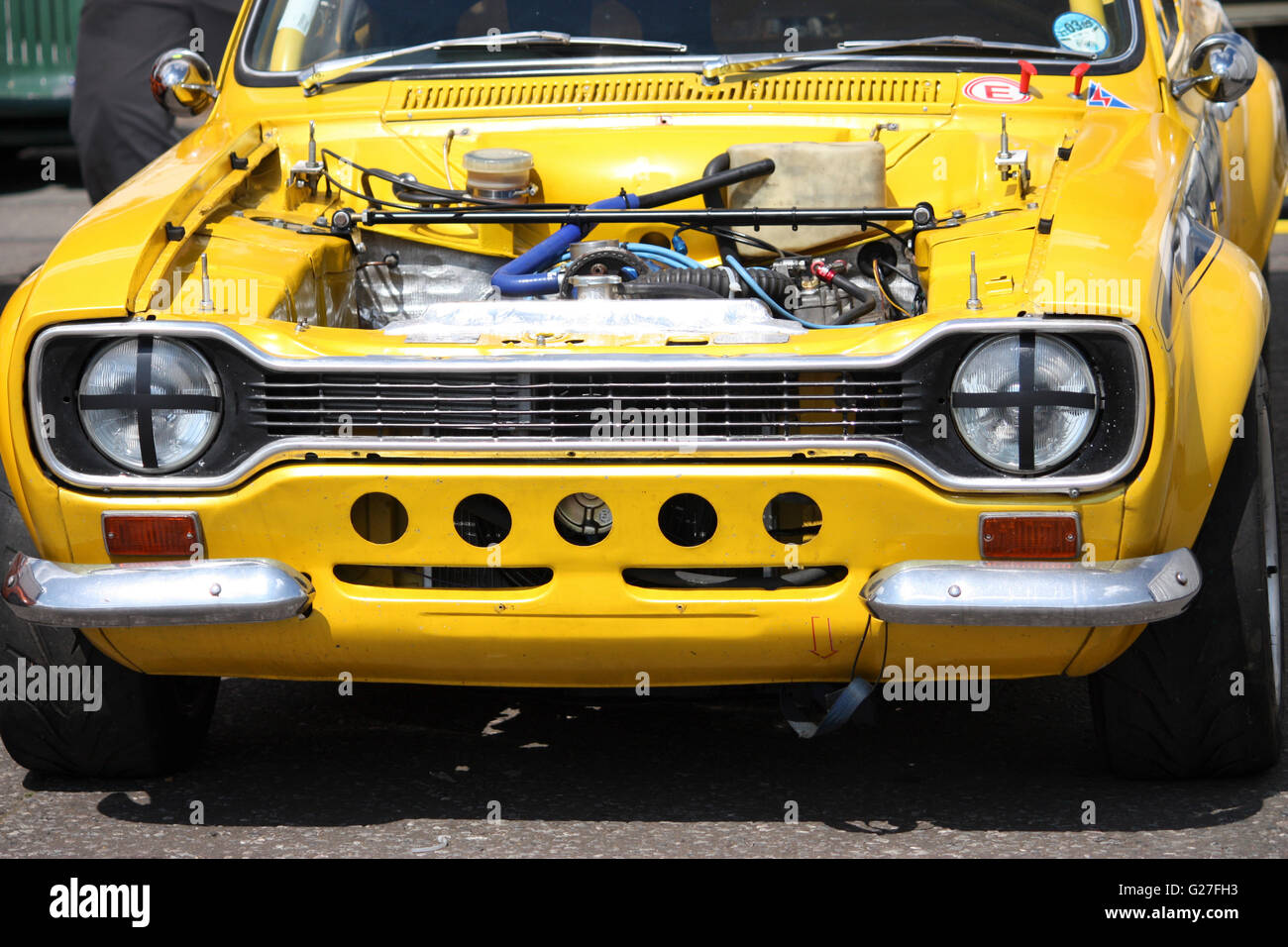 Ford Escort-Rennwagen Stockfoto