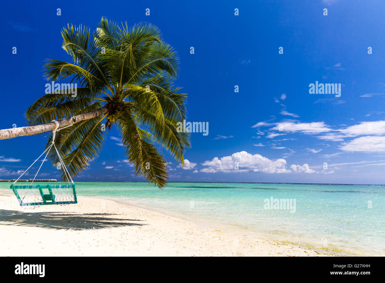 Wunderschönen tropischen Strand, Malediven Stockfoto