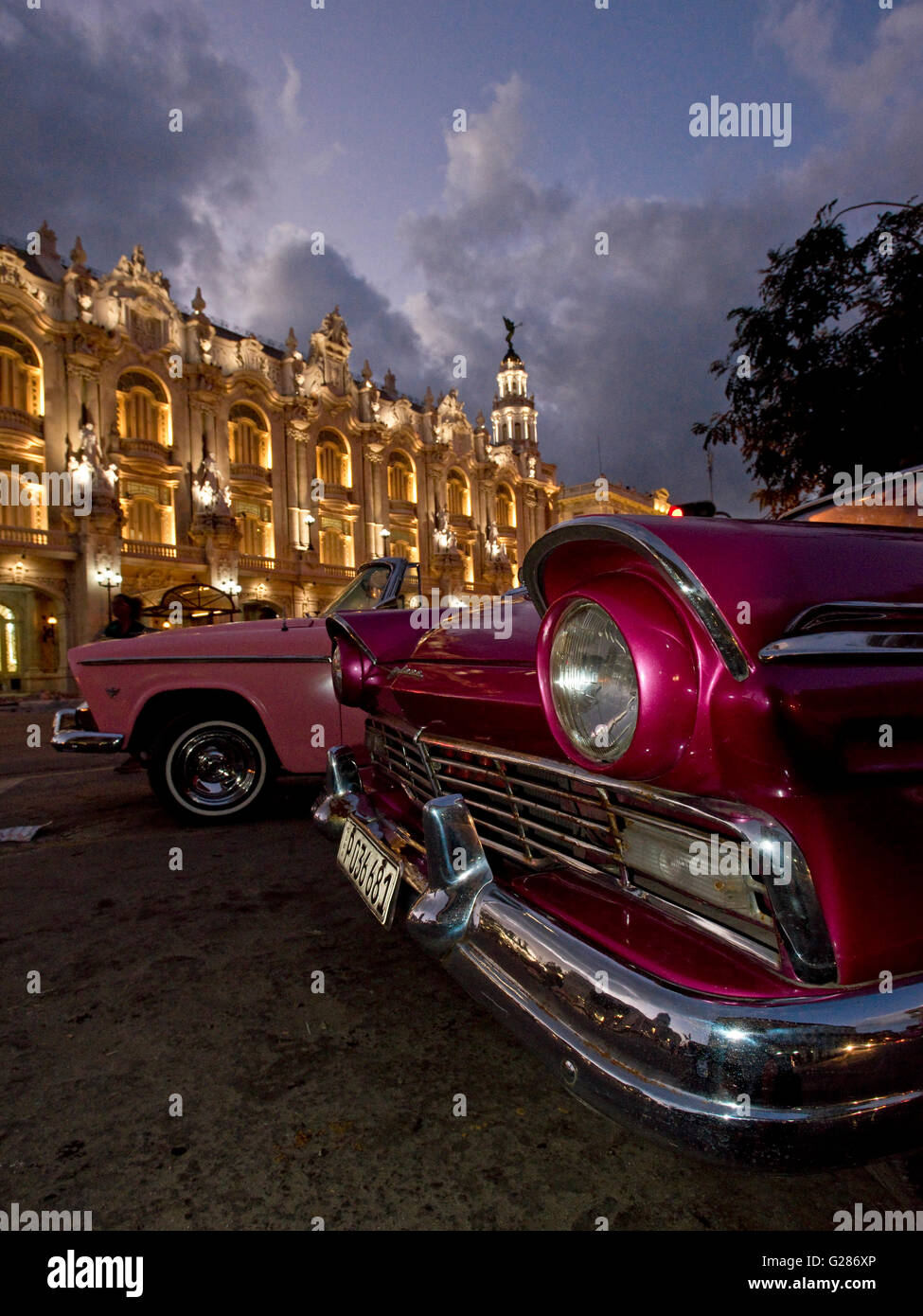 Gran Teatro De La Habana Alicia Alonso (große Theater von Havanna Alicia Alonso) befindet sich im Paseo del Prado in Havanna, Kuba Stockfoto