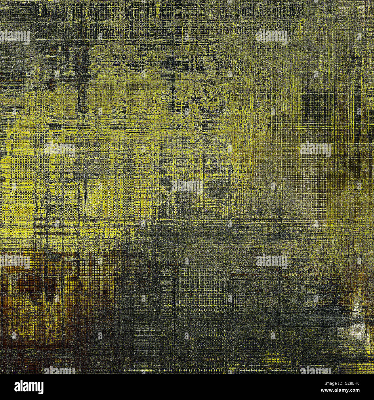 Hallo Res Grunge Texturen oder Retro-Hintergrund. Mit verschiedenen Farbmustern: gelb (Beige); Braun; Gray; Schwarz Stockfoto