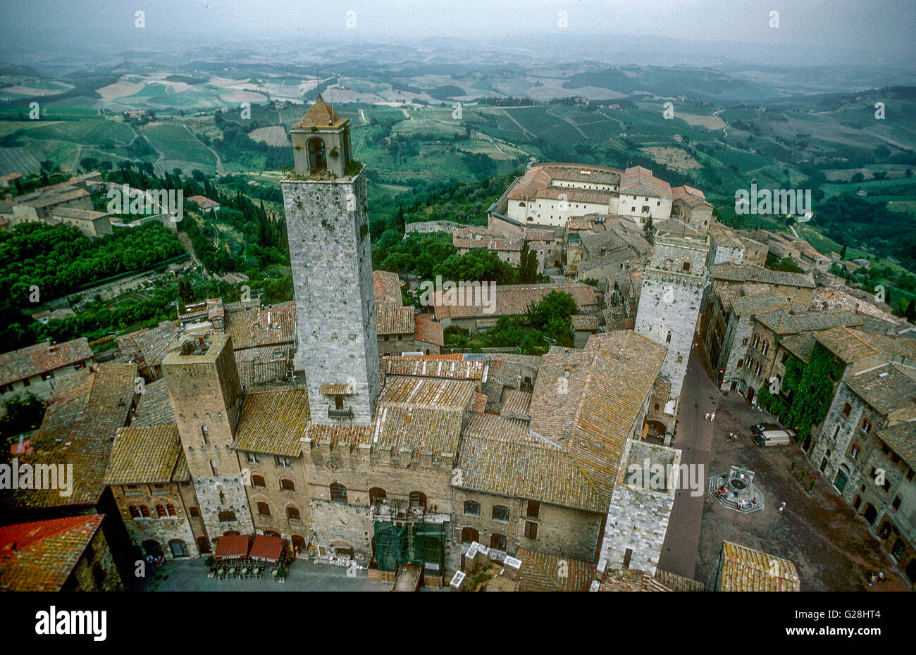 Geschlecht-Türme in San Gimignano (Toskana) Stockfoto