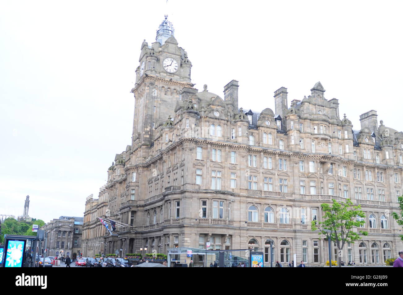 Balmoral Hotel an der Kreuzung der Princes Street und North bridge Edinburgh Stockfoto