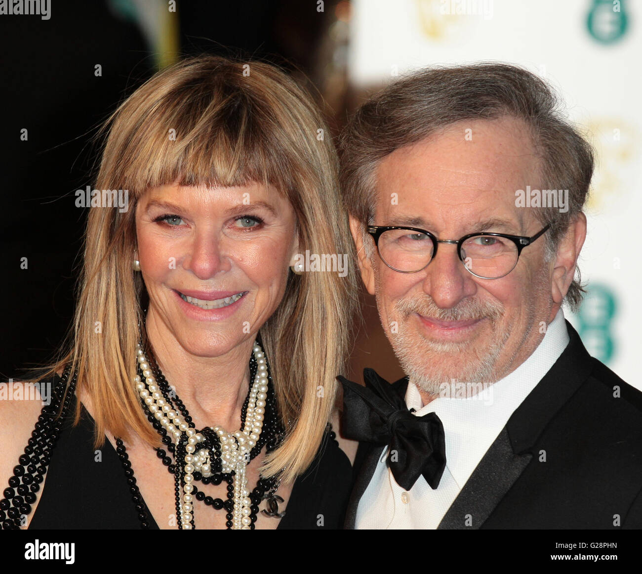 London 14 Februar 2016 Steven Spielberg Und Kate Capshaw Ee