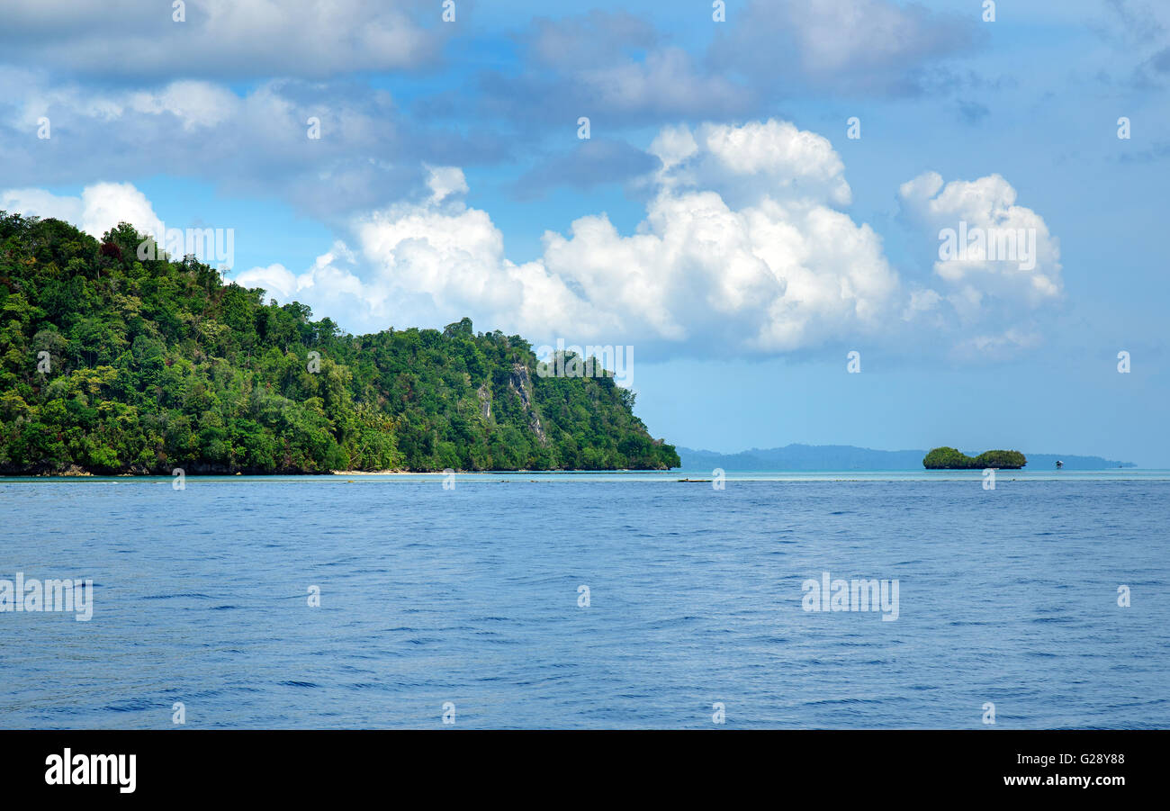 Togean Islands oder Togian Inseln im Golf von Tomini. Zentral-Sulawesi. Indonesien Stockfoto