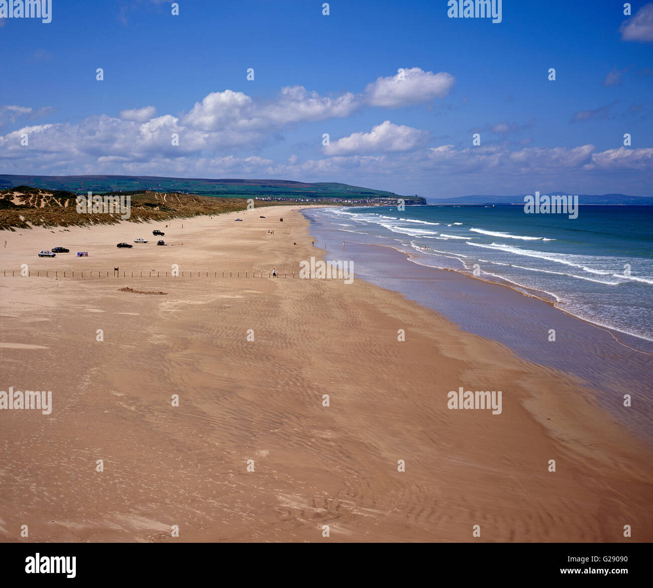 County Antrim, Portstewart Strand, Küste von North Antrim, Nordirland Stockfoto