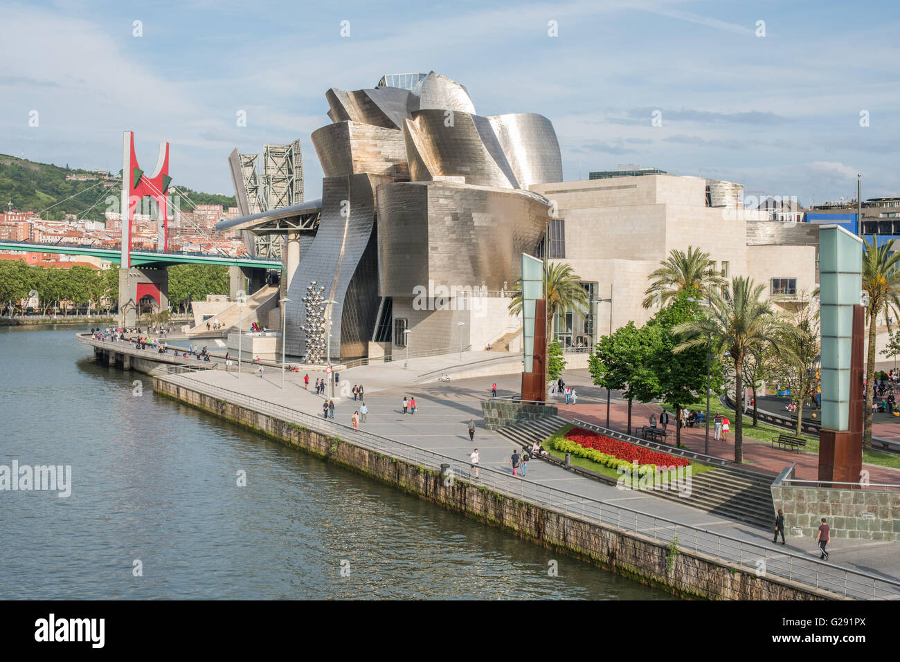 Guggenheimmuseum, Bilbao, Spanien Stockfoto