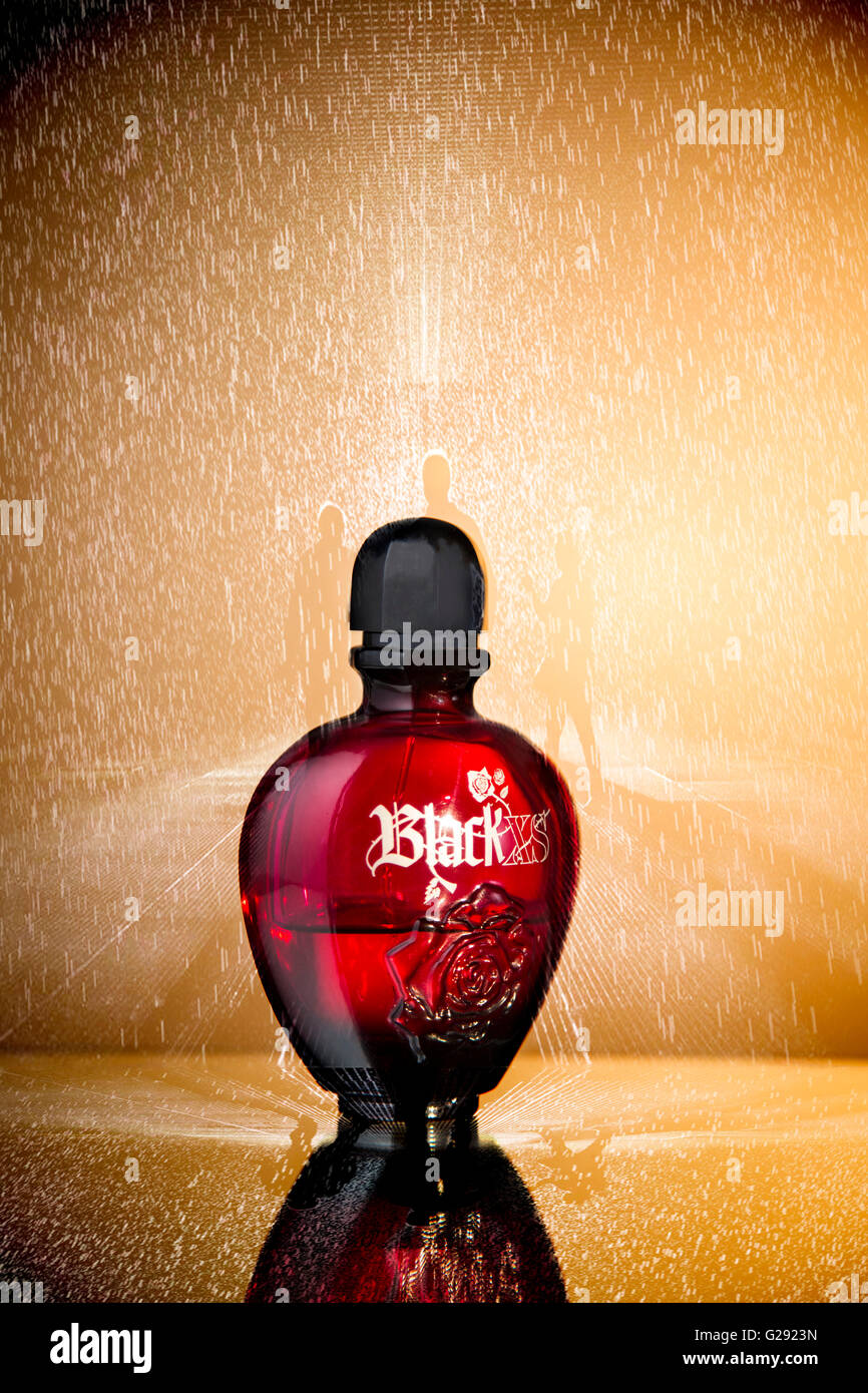 Parfüm Flaschen Zubehör, Flasche, Flaschen, Farbe, Farbe, europäischen, Glas, Branche, Markt, Märkte, Parfüm, Parfüm, Geschäft, Stockfoto