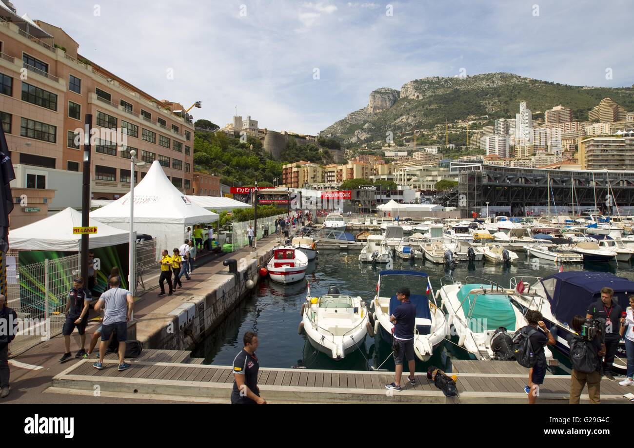 Monte Carlo, Monaco. 26. Mai 2016. FIA Formel 1 Weltmeisterschaft: Atmosphäre |  Bildnachweis: Dpa picture Alliance/Alamy Live News Stockfoto