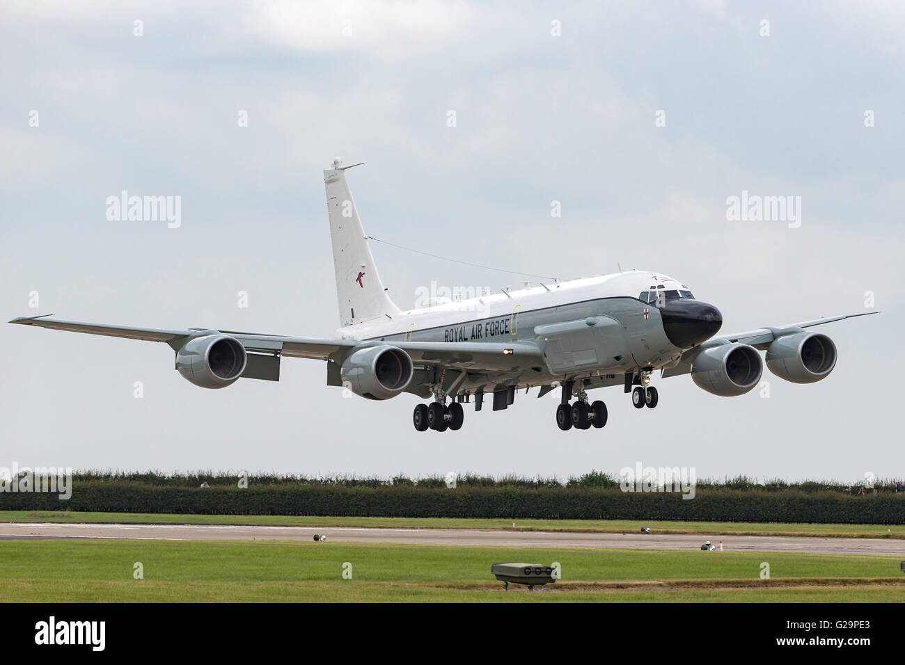 Royal Air Force (RAF) Boeing RC-135W Airseeker Aufklärer ZZ664 aus Nr. 51 Geschwader. Stockfoto