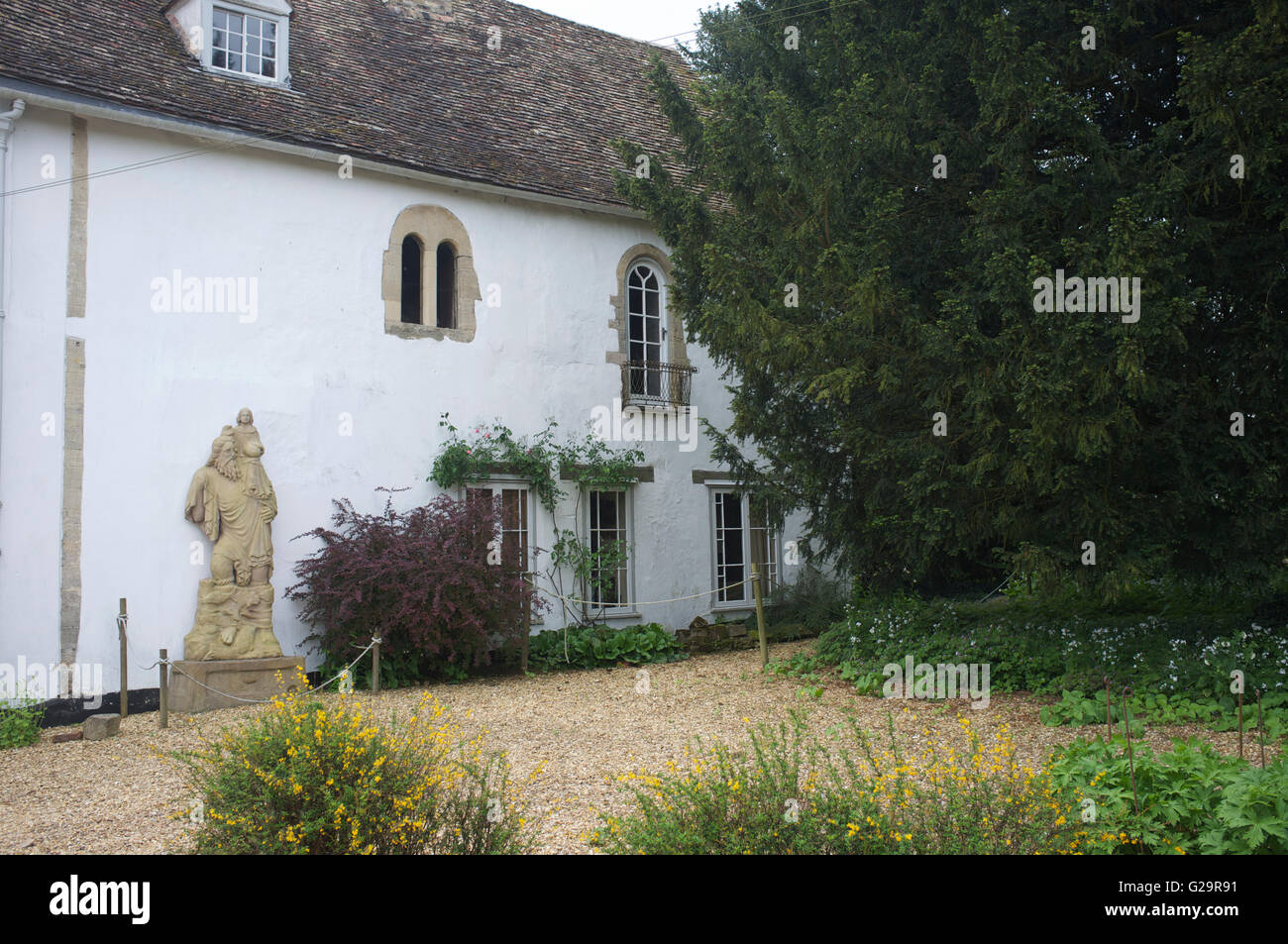 Das Herrenhaus in Hemingford Grey - Heimat des Autors Lucy M. Boston Stockfoto