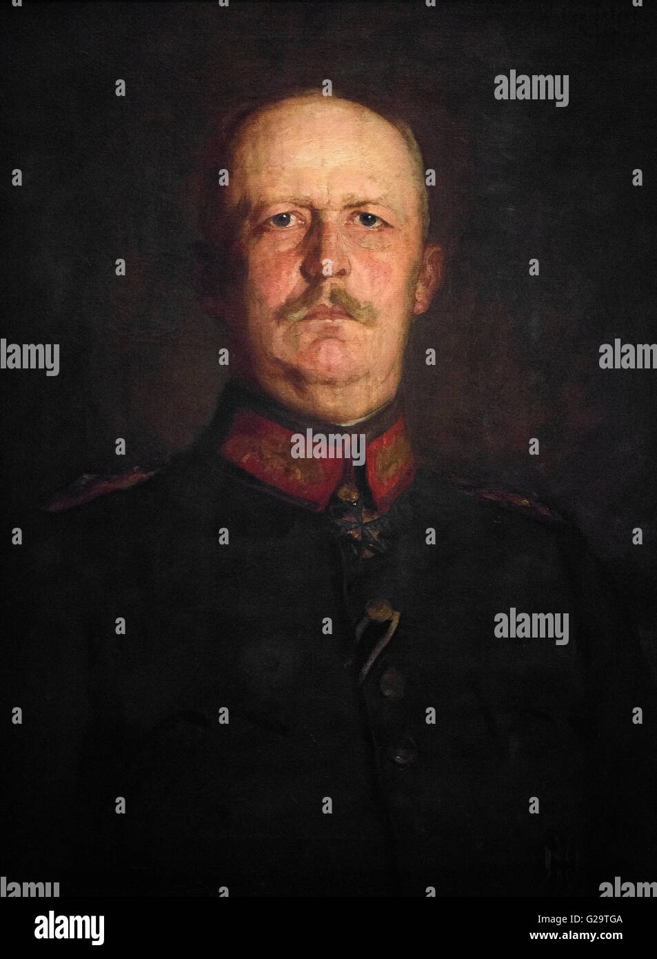 Walter Petersen (1862-1950), Porträt von Generaloberst Erich Ludendorff (1865-1937), Deutschland 1915. Stockfoto