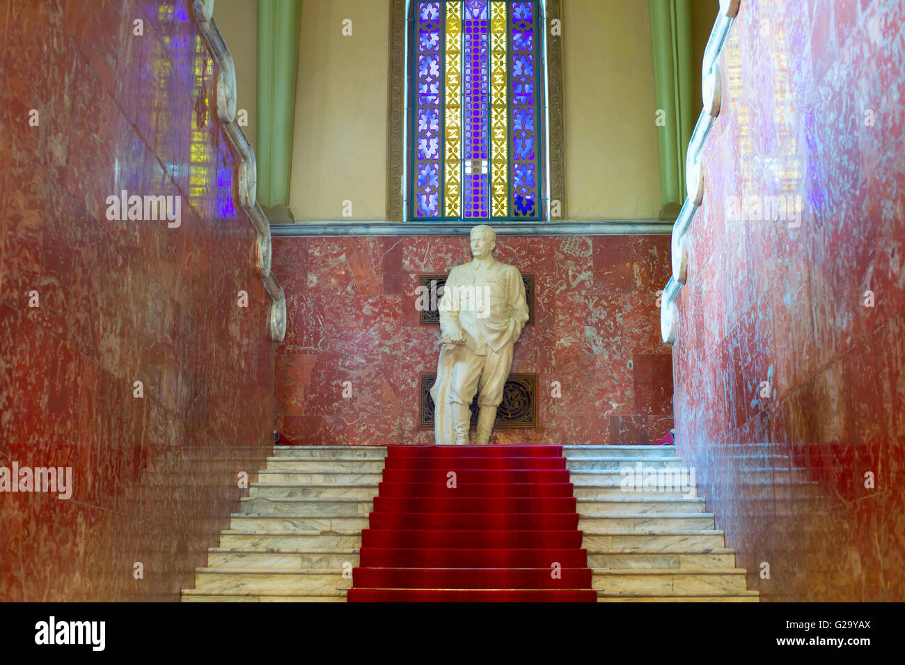 Museum von Joseph Stalin in Gori, der Geburt Ort von Stalin. Stockfoto