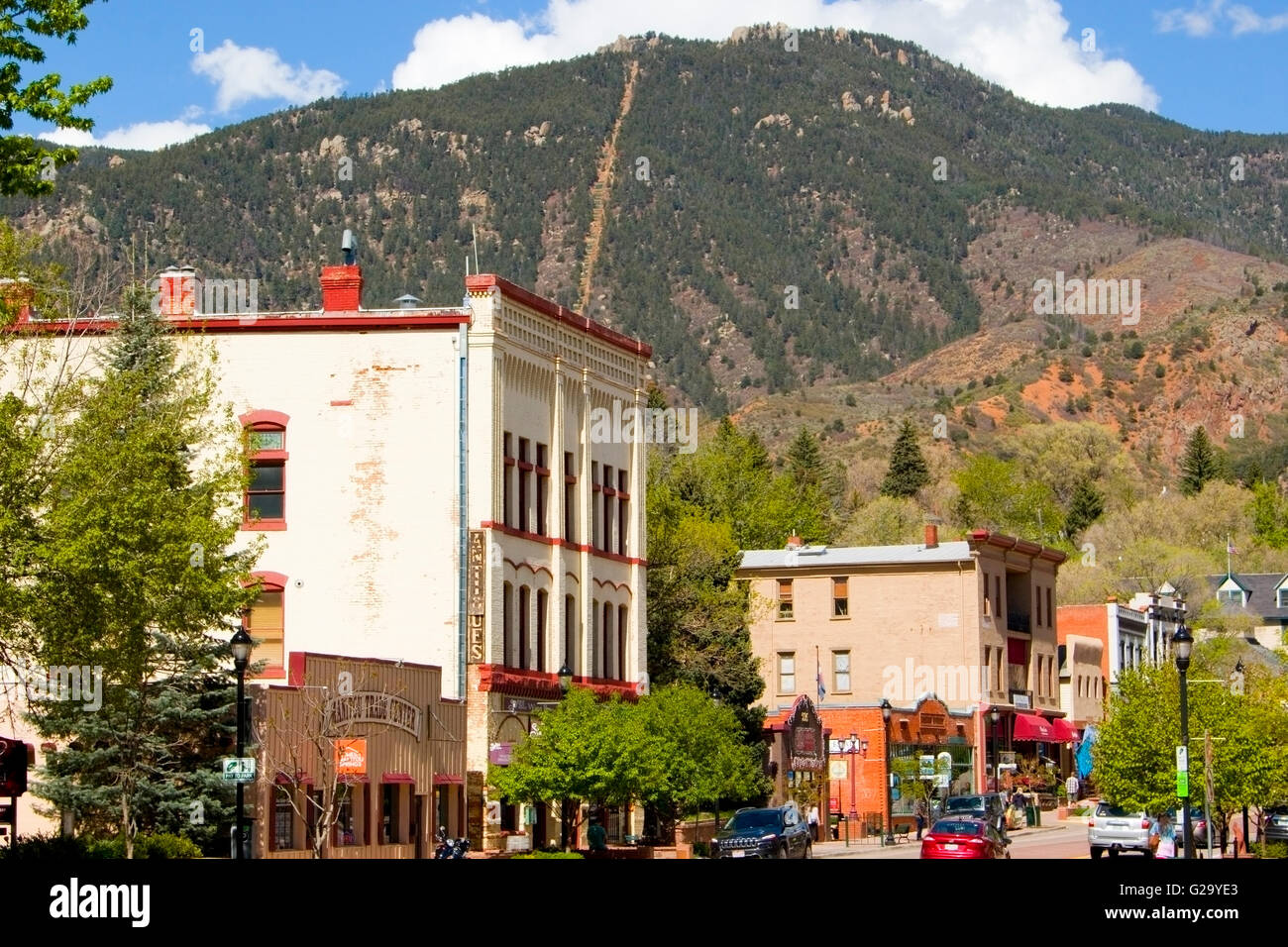 Manitou Avenue und die Steigung Stockfoto