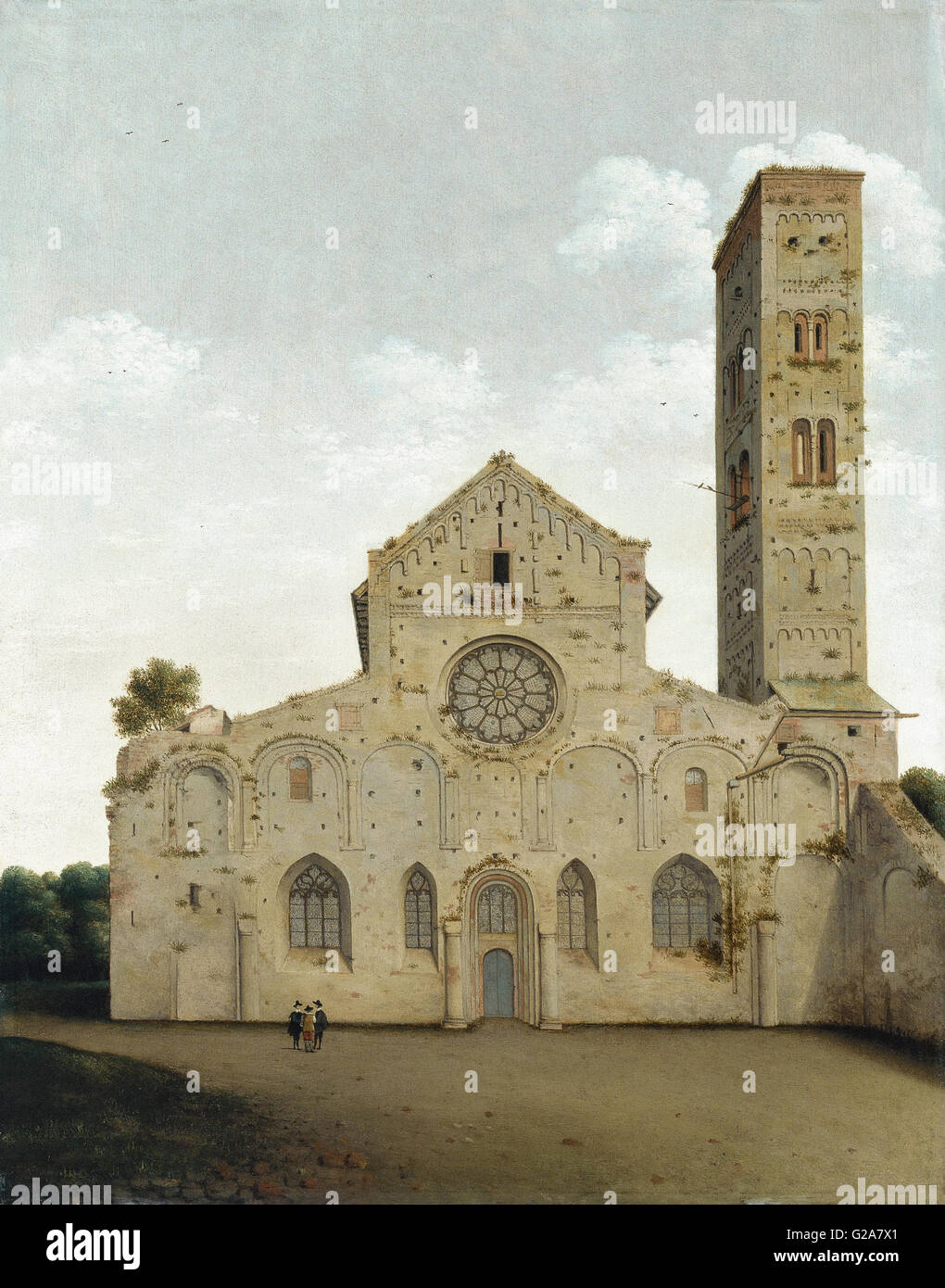 Pieter Jansz. Saenredam - West Fassade der Kirche der Heiligen Maria in Utrecht - Museo Thyssen - Bornemisza Stockfoto